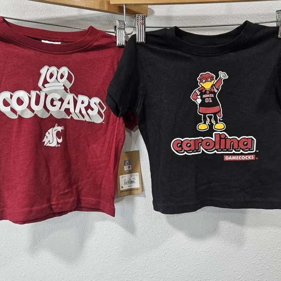 Knights Apparel Other - Toddler Rival T-shirts Cougars & Gamecocks 2T